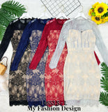 爆款新品🔥高品质气质款蕾丝连体裙 RM79 Only🌸（2-B3）