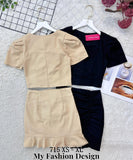 爆款新品🔥高品质气质锦棉款套装 上衣 ➕ 裤裙 RM95 Only🌸（2-K3）
