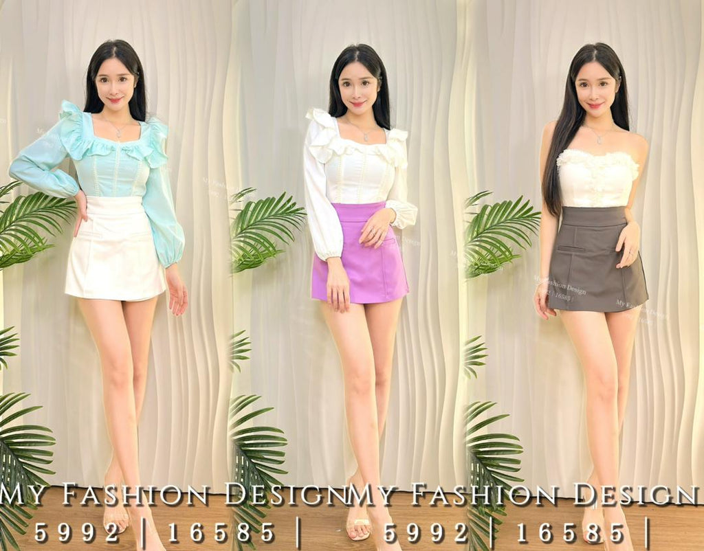 独家爆款🔥高品质高腰锦棉裤裙 RM65 only🌸 (1-D2)