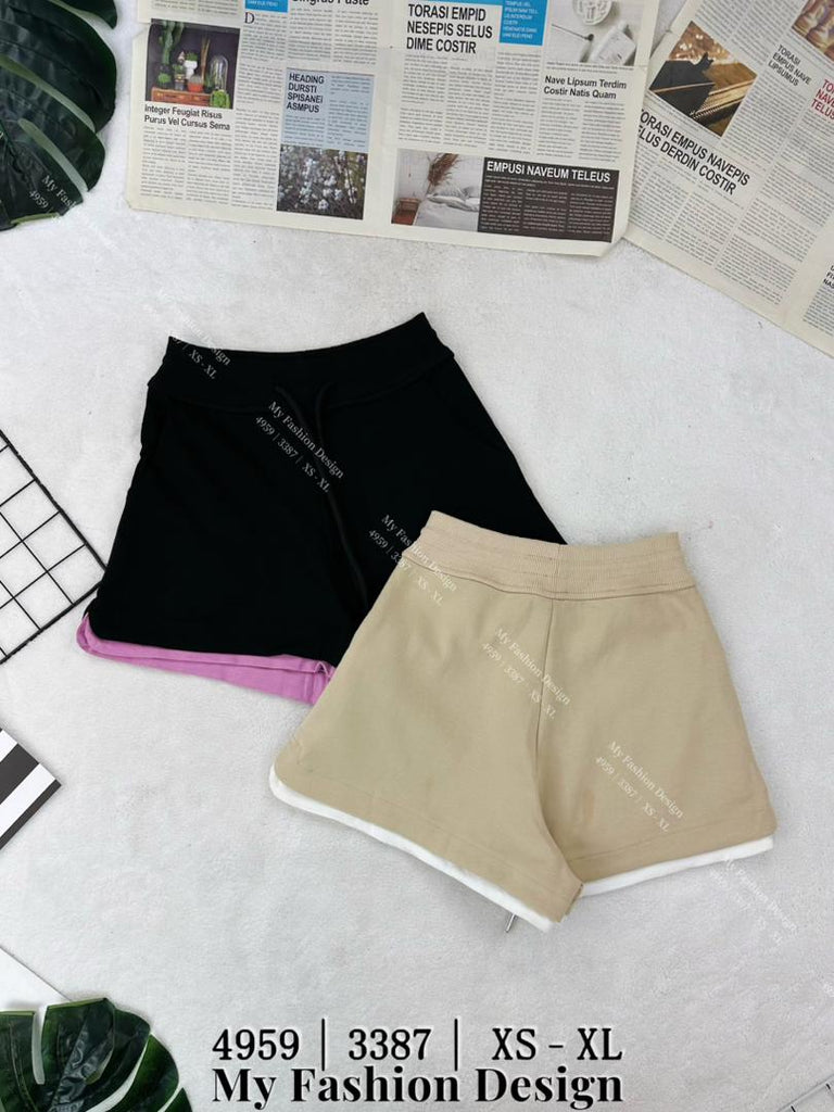 独家爆款🔥高品质高腰拼色休闲短裤 RM62 only🌸 (1-J4)