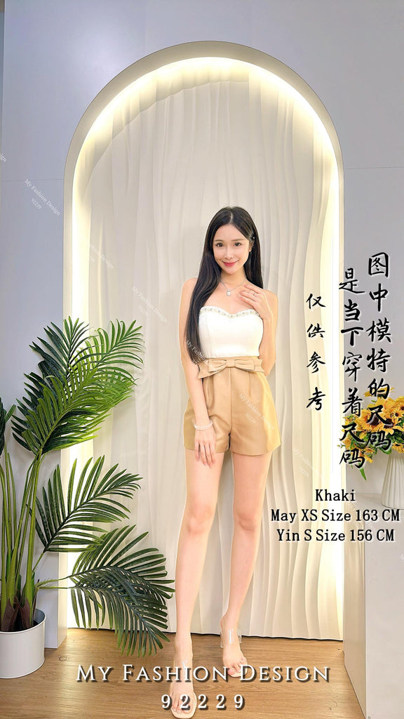 🔥黑卡独家爆款🔥 高品质高腰蝴蝶结短裤 RM65 Only🌸(2-N3)