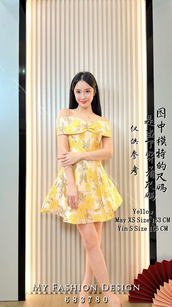 🔥MFD独家爆款🔥 高品质气质网纱拼接提花连体裙 RM119 Only🌸(2-P3)