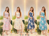 🔥黑卡独家爆款🔥 高品质气质花花连体裙 RM92 Only🌸(1-B4)