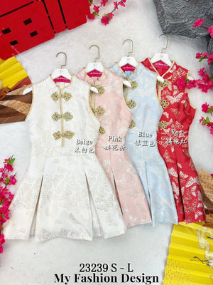 （补现货）🔥爆款新品🔥高品质款旗袍连体裙 RM89 Only🌸（原价 RM105）