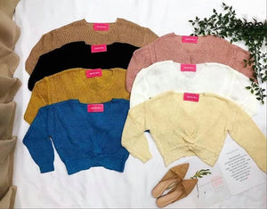 @@爆款新品🔥高品质针织收腰长袖上衣 RM 45 ONLY 🌸