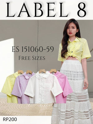 🔥爆款新品🔥高品质短版衬衫上衣 RM19 Only🌸（原价 RM59）【补现货】