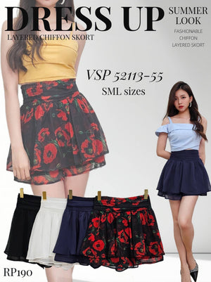 【补现货】🛍️爆款新品🛍️高品质高腰时装裤裙 RM19.00 Only🌸（原价 RM55.00）