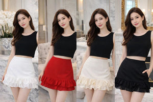 🔥MFD独家爆款🔥 高品质高腰时装短裙 RM75 Only🌸（1-K4）