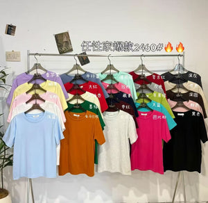 【 预购 】 高品质棉质百搭Tee   RM 29.90 Only🌸（原价RM59）