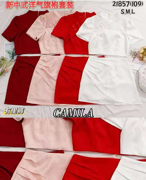 爆款新品🔥高品质气质款新中式旗袍套装 RM109🌸（1-H3）