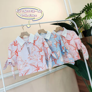 🔥爆款新品🔥高品质气质时装花花上衣 RM15 Only🌸（原价 RM55）【补现货】