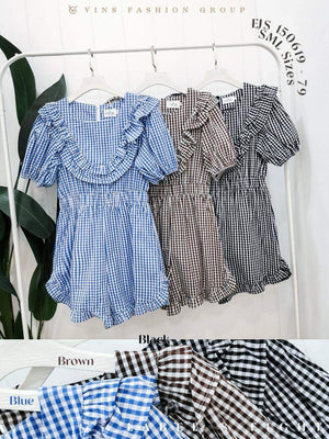 【补现货】🛍️爆款新品🛍️高品质气质款格子连体裤裙 RM35.00 Only🌸 （原价 RM79.00）