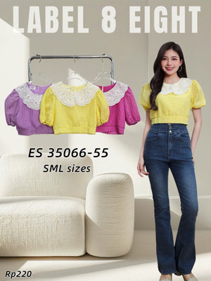 【补现货】35066 气质款时装上衣 RM55 Only🌸