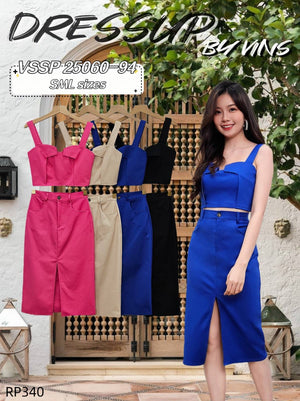 【补现货】🔥爆款新品🔥高品质气质款时装套装 上衣 ➕ 裙子 RM39.90 Only🌸（原价 RM94）