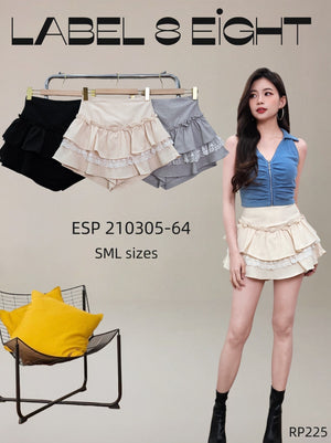 【补现货】210305 高腰蛋糕裤裙 RM29 Only🌸 （原价 RM64 ）