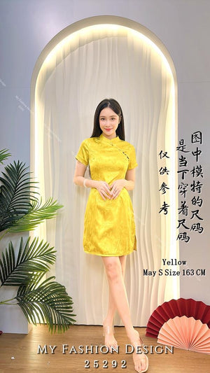 🔥爆款新品🔥高品质气质缎面款旗袍连体裙 RM49 Only🌸 （原价 RM69 ）（1-Q4）