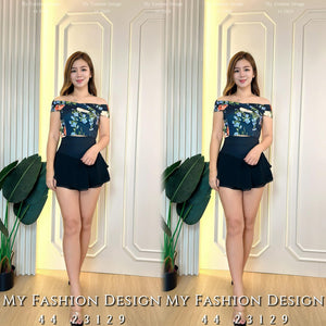 爆款新品🔥高品质花花一字领上衣RM52 Only🌸（1-I3）