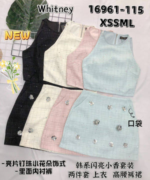 （补现货）🔥爆款新品🔥高品质小香风套装 上衣➕ 裤裙 RM95 Only🌸（原价RM115）