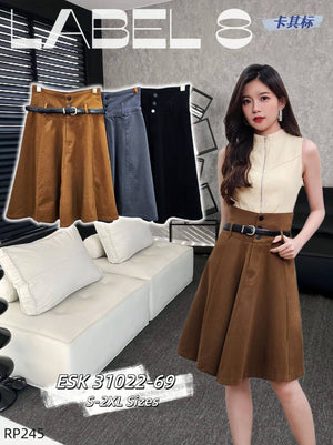 【补现货】🛍️爆款新品🛍️高品质高腰半身裙 RM25.00 Only🌸（原价 RM69.00）