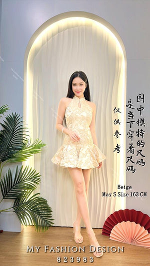 🔥爆款新品🔥高品质cut in款提花连体裤裙 RM109 Only🌸（1-Q4）