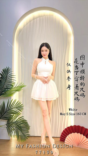 🔥爆款新品🔥高品质cut in款锦棉旗袍连体裤裙 RM109 Only🌸（1-Q4）