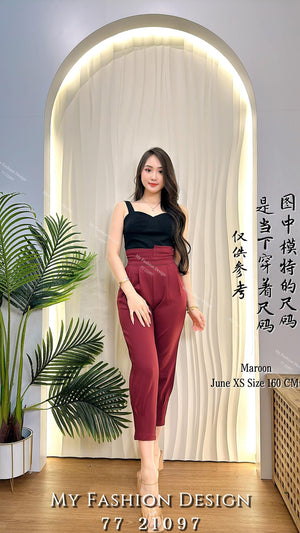 独家爆款🔥高品质高腰罗马长裤 RM79 Only🌸（1-I4）