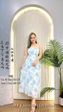 🆕高品质吊带水墨画连体裙 RM79 Only🌸（2-A3）