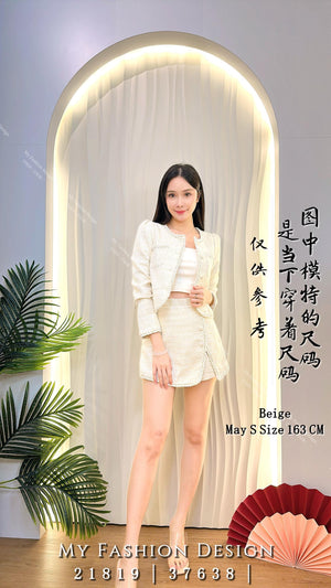 🔥新品抢先上架🔥高品质气质小香风套装 上衣 ➕ 裤裙 RM119 Only🌸（1-M4）