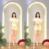 🔥爆款新品🔥高品质气质提花款旗袍套装 上衣 ➕ 短裤 RM129 Only🌸 （1-Q4）