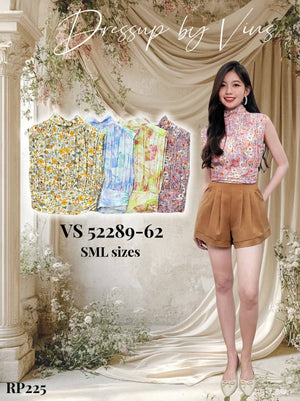 【补现货】🛍️爆款新品🛍️高品质时装碎花上衣 RM10.90 Only🌸（原价 RM62.00）