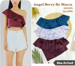 爆款新品高品质气质时装斜肩上衣 RM59 Only🌸（1-C3）