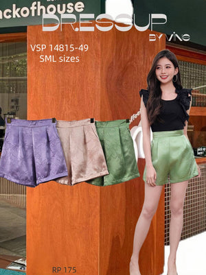 【补现货】🛍️爆款新品🛍️高品质高腰时装印花短裤 RM9.90 Only🌸（原价 RM49）