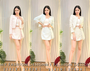 🔥新品抢先上架🔥高品质气质小香风套装 上衣 ➕ 裤裙 RM119 Only🌸（1-M4）