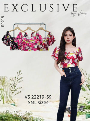 【补现货】🔥爆款新品🔥高品质气质时装花花上衣 RM19.90 Only🌸（原价 RM59）