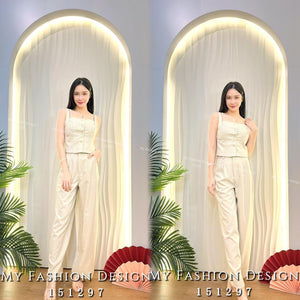 🔥爆款新品🔥高品质气质款套装 上衣 ➕ 长裤 RM79 Only🌸 （原价 RM109 ）