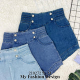 ⚠️补货preorder⚠️爆款新品🔥高品质高腰牛仔短裤 RM62 Only🌸