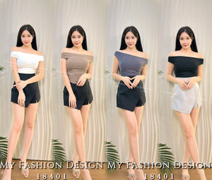 爆款新品🔥高品质棉质一字肩上衣 RM39 Only🌸（1-L2）