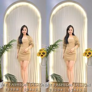 爆款新品🔥高品质气质款两件套连体裙 RM109 Only🌸（1-B2）(1-C2)