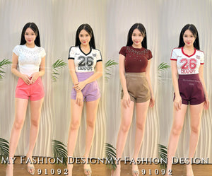 🔥黑卡独家爆款 🔥 高品质高腰罗马短裤 RM62 Only🌸（1-H2/3/4）（2-W3）（1-K3）