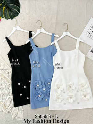 爆款新品🔥高品质气质款花朵连体裙 RM99 Only🌸（补现货）