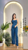爆款新品🔥高品质吊带款牛仔连体长裤 RM99 Only🌸（2-R3）