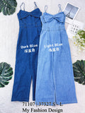 爆款新品🔥高品质吊带款牛仔连体长裤 RM99 Only🌸（2-R3）