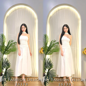 爆款新品🔥高品质气质款围脖修身连体裙 RM89 Only 🖤（1-K2）