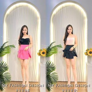 黑卡独家爆款🔥 高品质高腰锦棉蝴蝶结裤裙🎀 RM69 Only🎀 （2-H3）