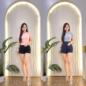 爆款新品🔥高品质气质款罗马高腰短裤 RM59 Only🌸