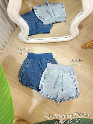 独家爆款抢先上架🔥 高品质高腰牛仔短裤 RM69 Only🌸（1-B3）