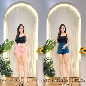 独家爆款抢先上架🔥 高品质高腰锦棉高腰短裤 RM65 Only🌸（2-E3）