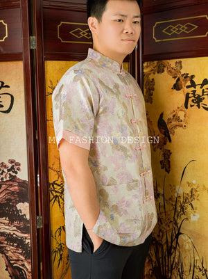 🏮MFD独家亲子系列🏮高品質提花款男款唐装上衣 RM109 Only🍊 （原价 RM139 ）  （2-G1） 