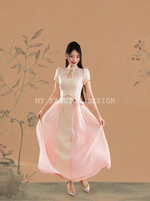 ⚠️预购款⚠️🔥独家爆款🔥高品质旗袍款马面裙套装 上衣 ➕ 裙子 RM149 Only🌸