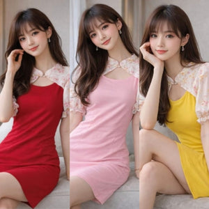 爆款新品🔥高品质棉质款修身连体裙 RM69 Only🌸（1-B3）